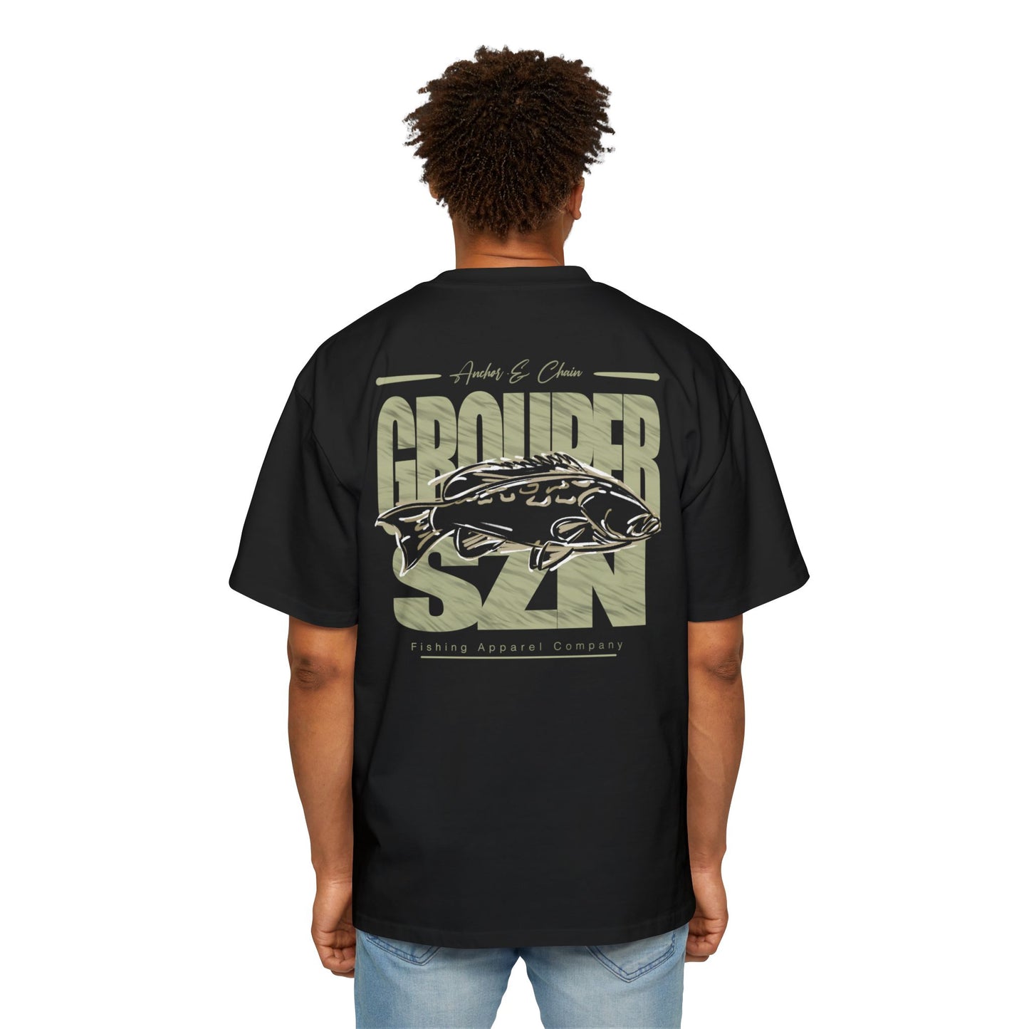 Grouper SZN Heavy Cotton Oversized Graphic Tee