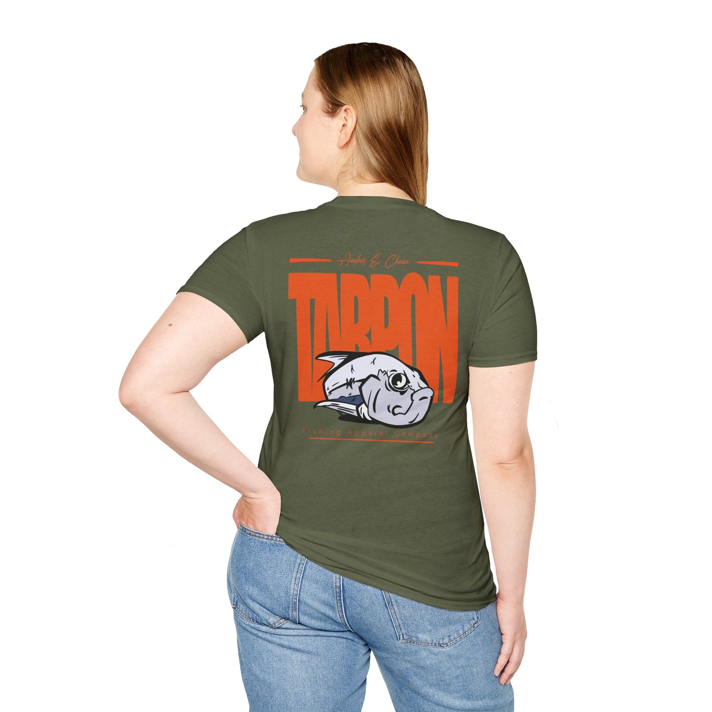 Orange Tarpon Regular Fit Graphic Tee