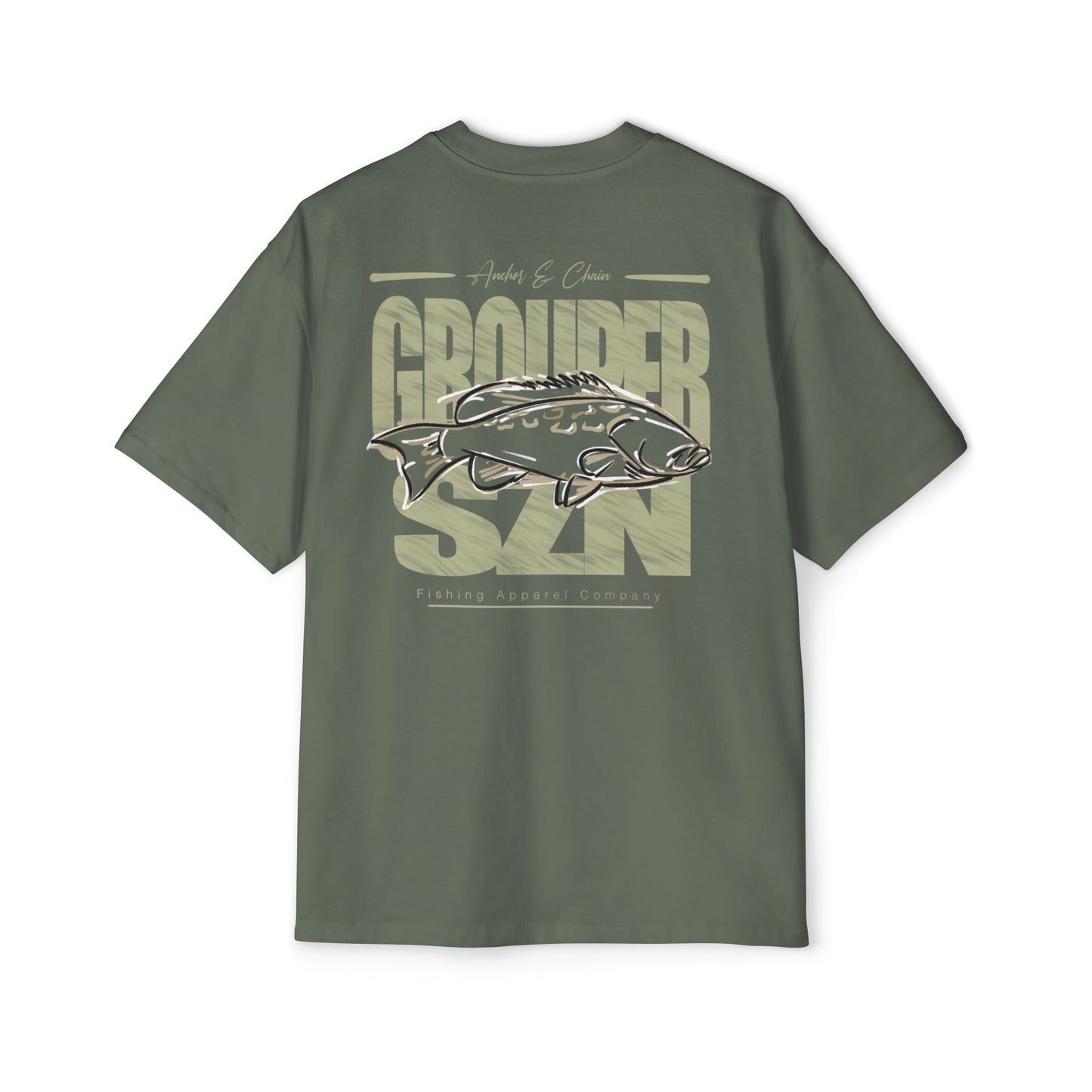 Grouper SZN Heavy Cotton Oversized Graphic Tee