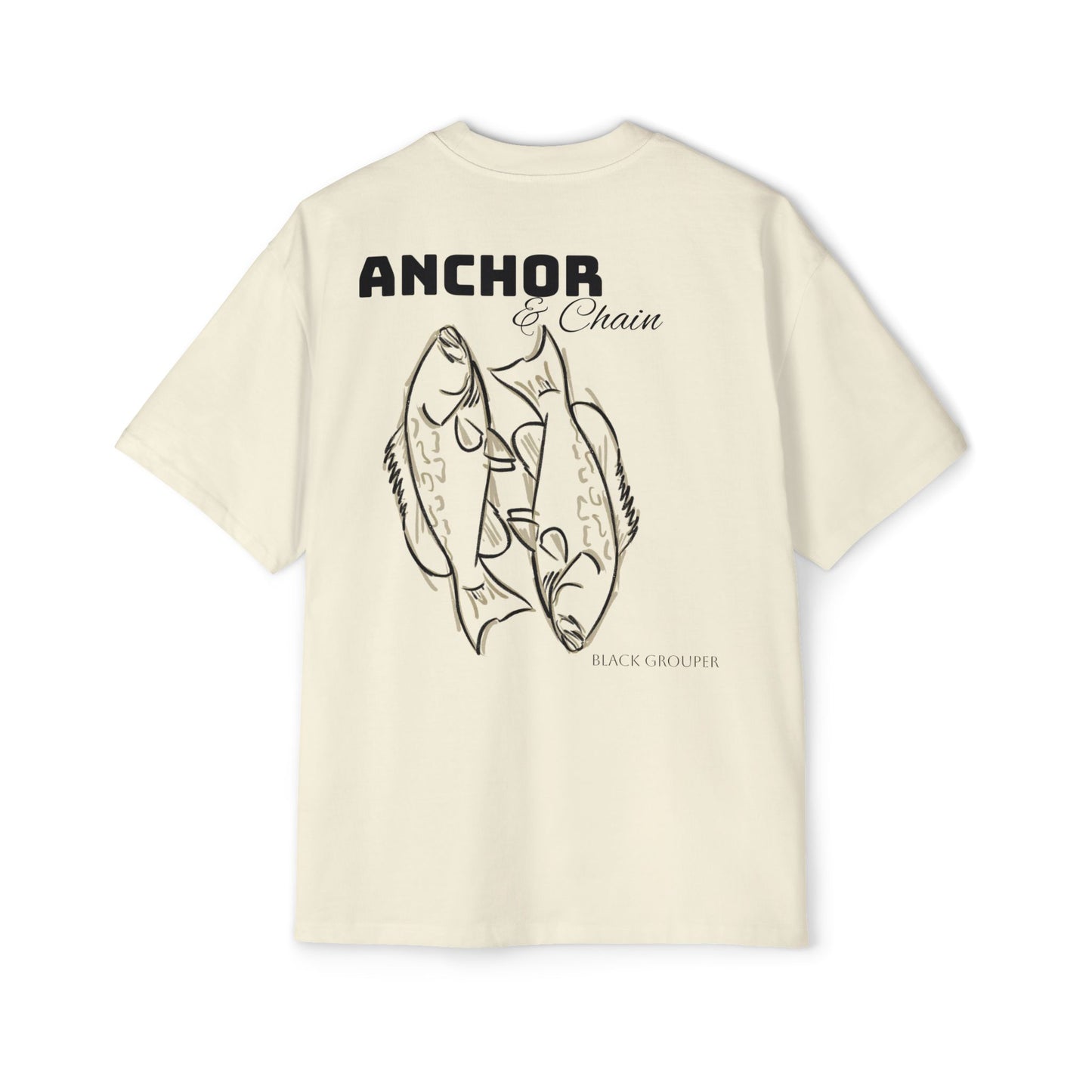 Black Grouper Oversized Tee