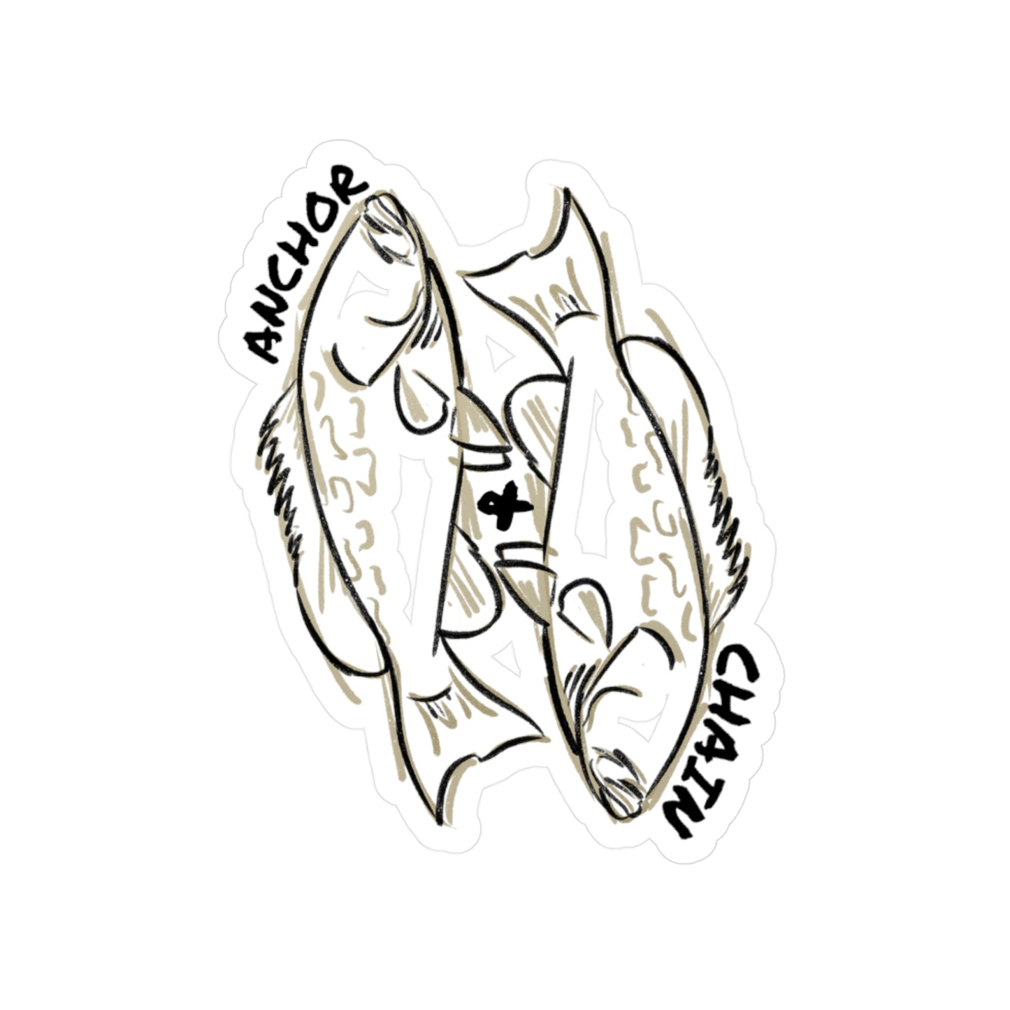 Grouper Sticker Outline