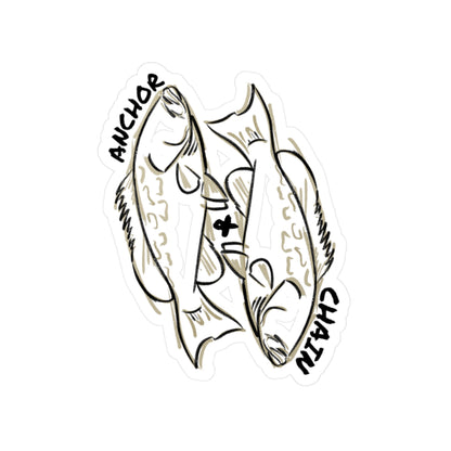 Grouper Sticker Outline