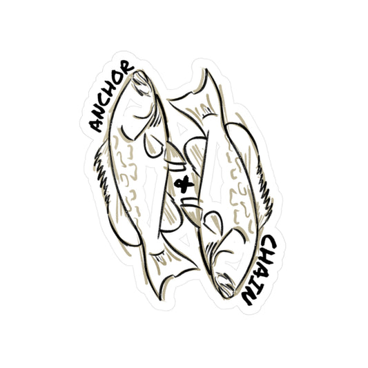 Grouper Sticker Outline