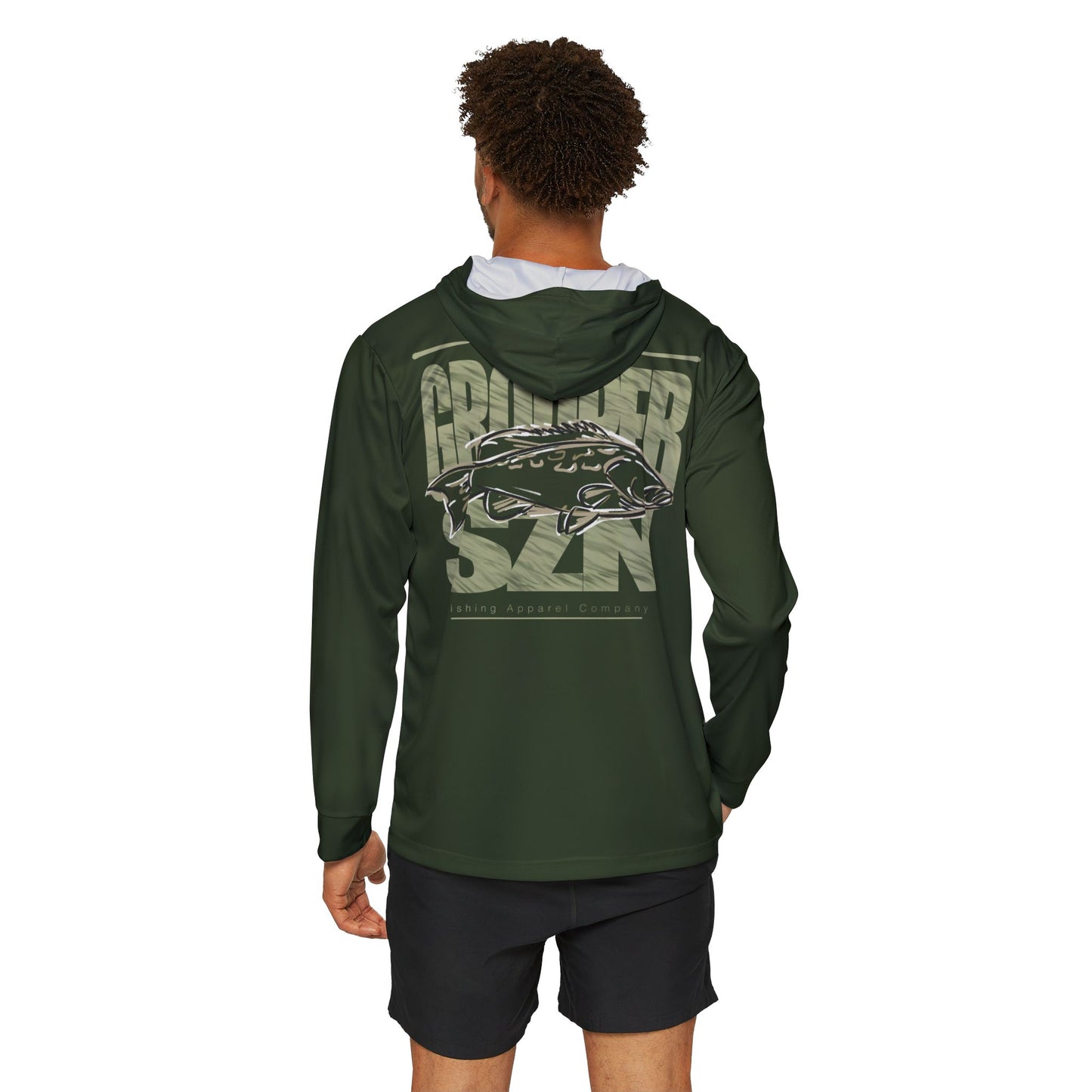 Grouper Szn Graphic Men's Performance Hoodie