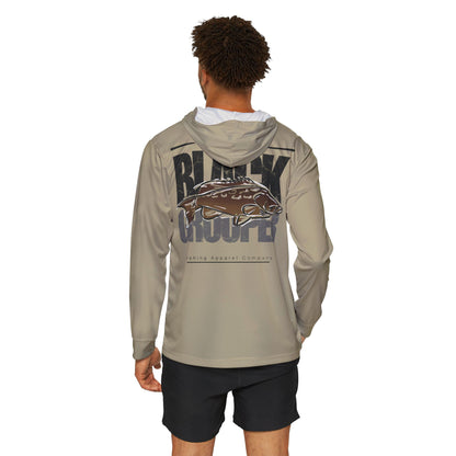 Black Grouper Graphic Men's Performance Hoodie
