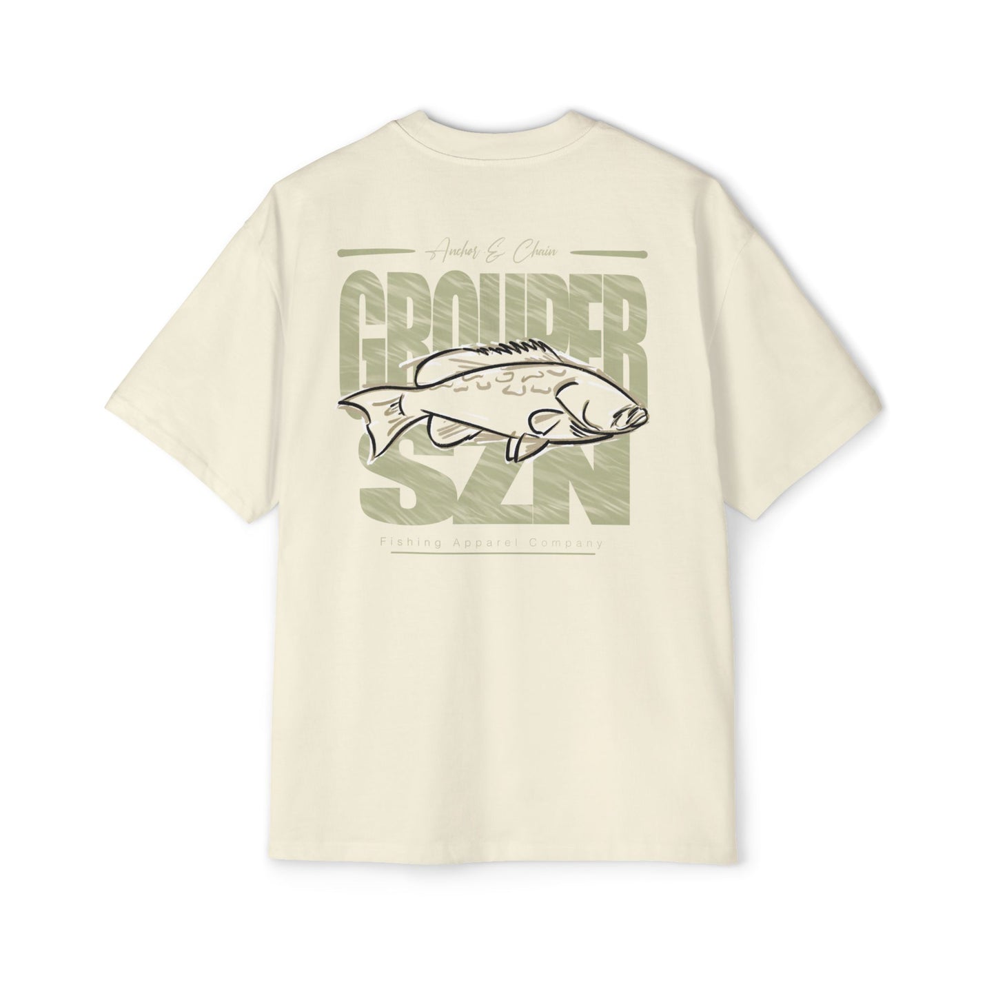 Grouper SZN Heavy Cotton Oversized Graphic Tee
