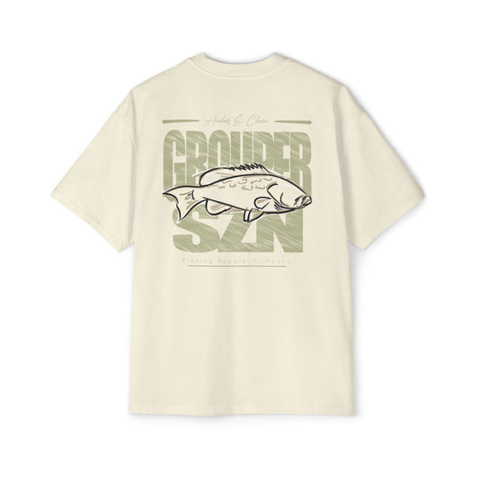 Grouper SZN Heavy Cotton Oversized Graphic Tee