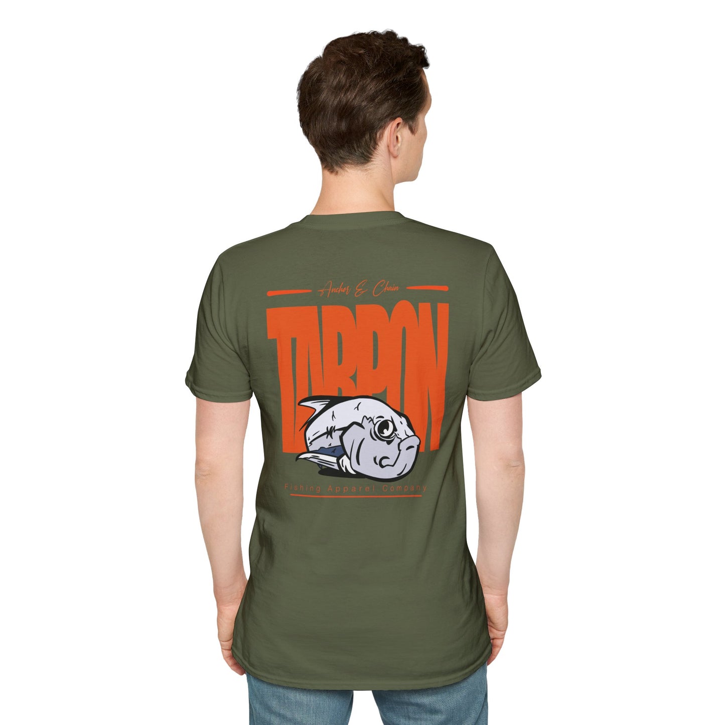 Orange Tarpon Regular Fit Graphic Tee