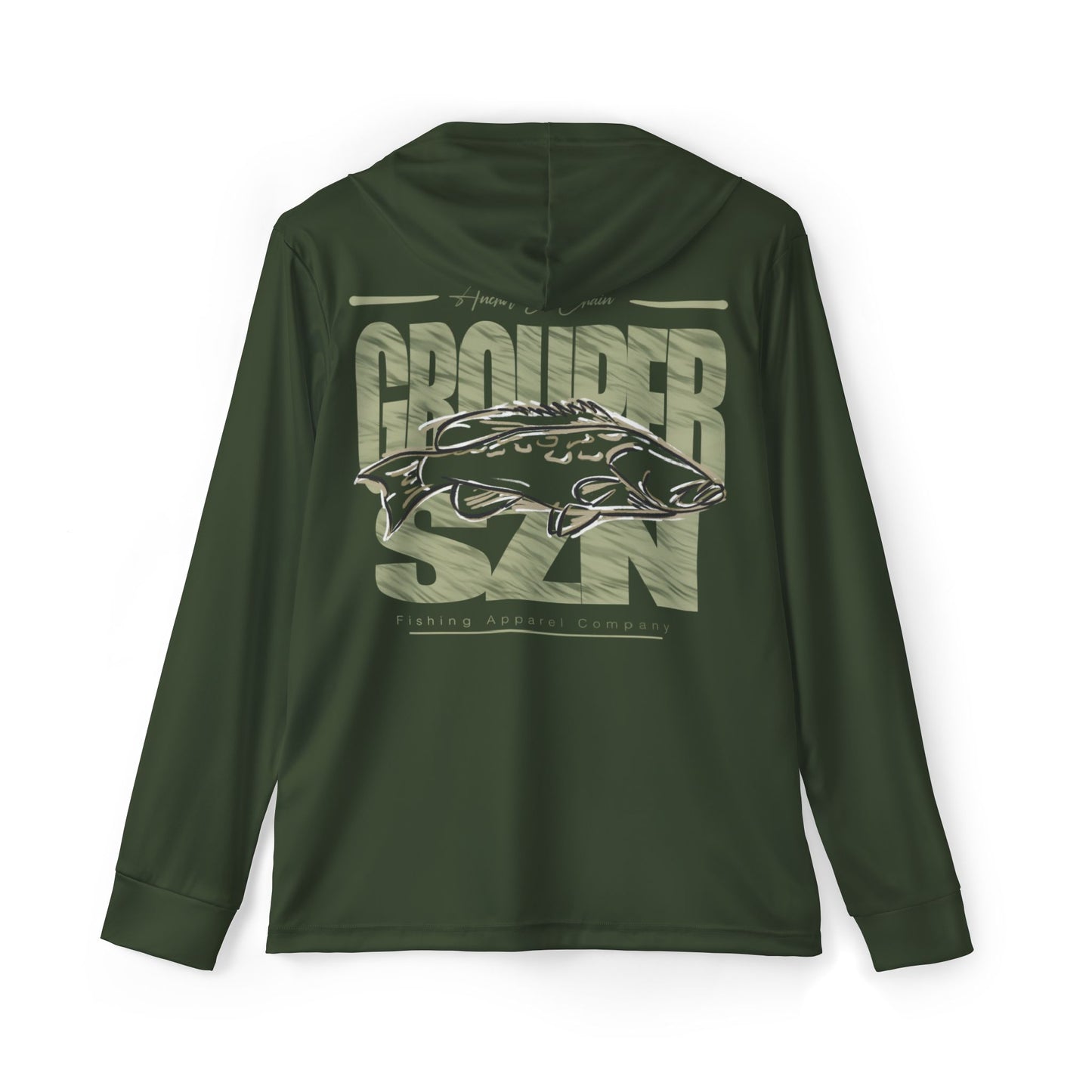Grouper Szn Graphic Men's Performance Hoodie