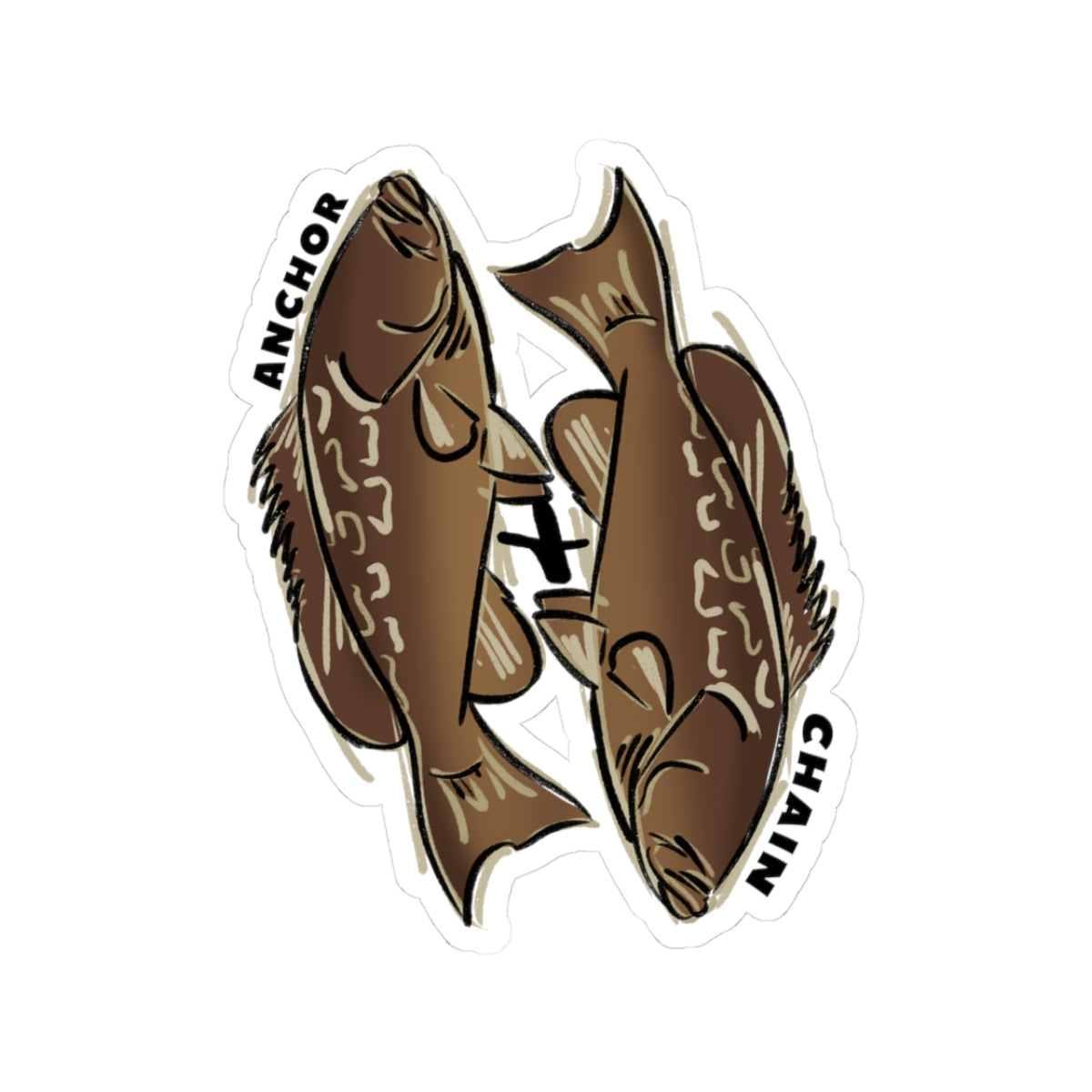 Grouper Sticker Filled